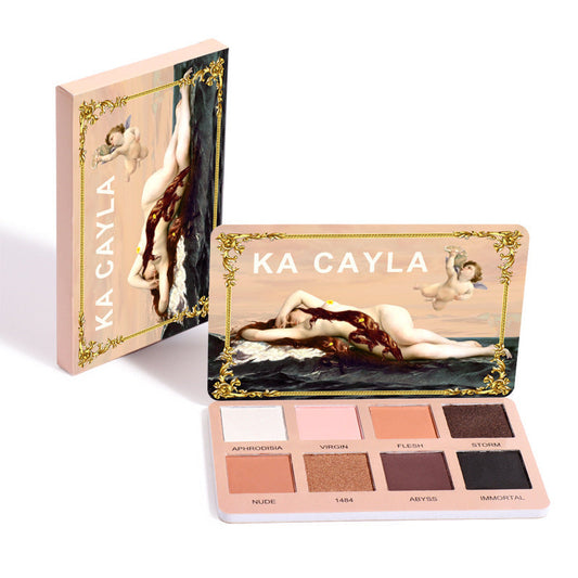 JMT-214090 Matte Pearl Glitter Eyeshadow Palette for All Skin Types - Full Coverage and Easy Definition