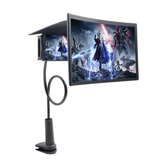 JMT-214666 Multifunctional 12-Inch 3D Video Amplifier with Acrylic Lens for Smartphones up to 6.6 Inches