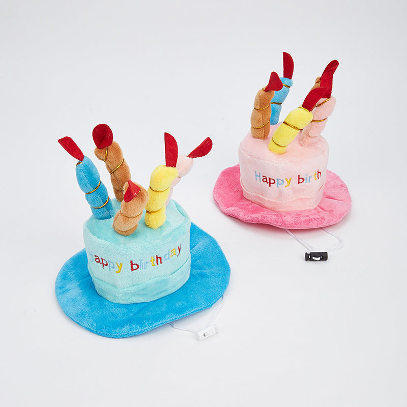 JMT-214794 Dog Birthday Hat - Cute and Fun Celebration Accessory for Dogs, Size 21*15*6.5cm, 50g
