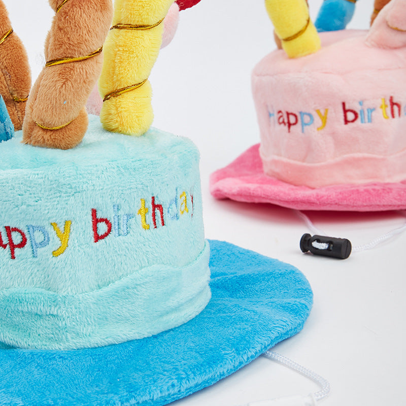 JMT-214794 Dog Birthday Hat - Cute and Fun Celebration Accessory for Dogs, Size 21*15*6.5cm, 50g