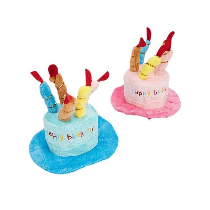 JMT-214794 Dog Birthday Hat - Cute and Fun Celebration Accessory for Dogs, Size 21*15*6.5cm, 50g