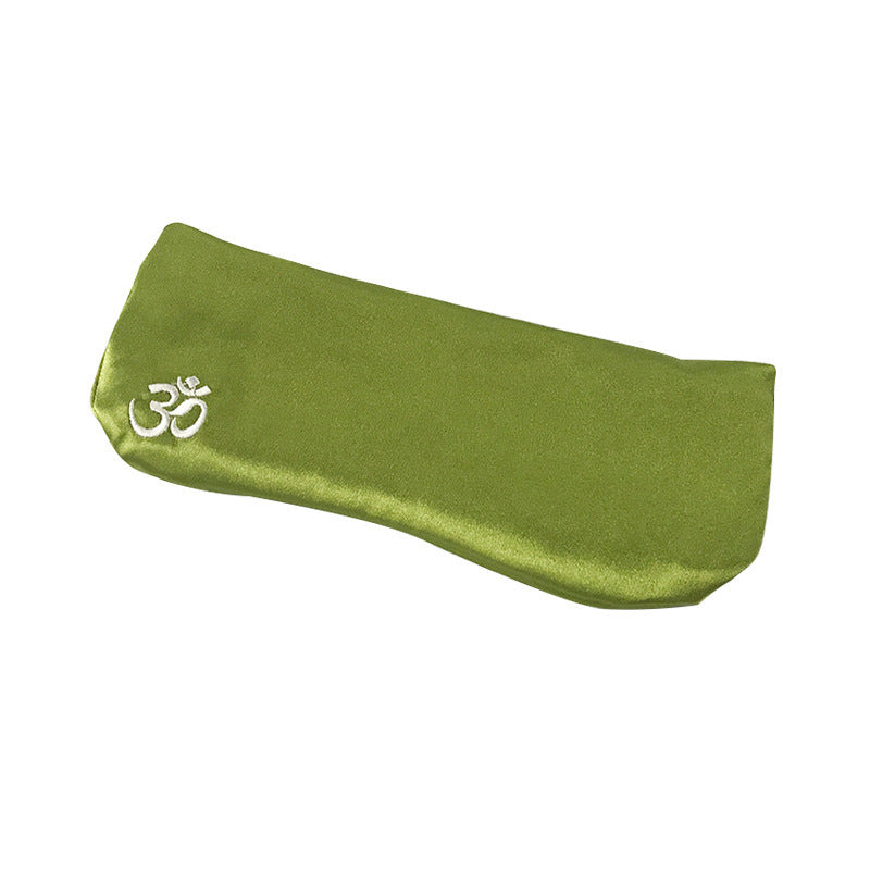 JMT-214794 Lightweight Silk Eye Pillow for Relaxation and Dark Circle Reduction - 25x4.5 cm in Pink, Purple or Green