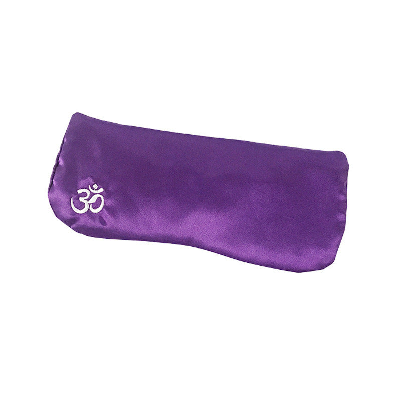 JMT-214794 Lightweight Silk Eye Pillow for Relaxation and Dark Circle Reduction - 25x4.5 cm in Pink, Purple or Green