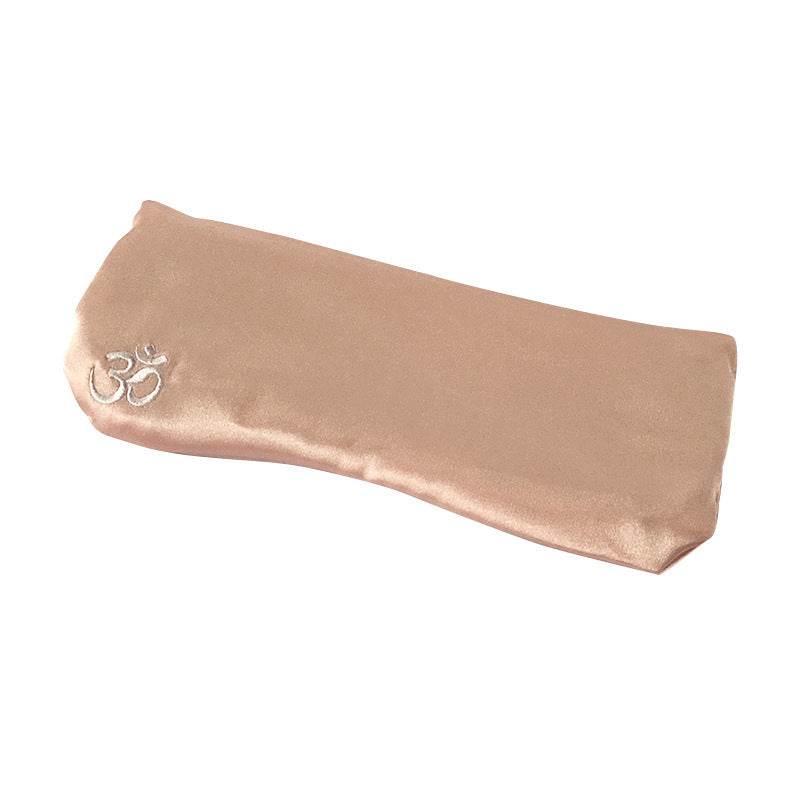 JMT-214794 Lightweight Silk Eye Pillow for Relaxation and Dark Circle Reduction - 25x4.5 cm in Pink, Purple or Green