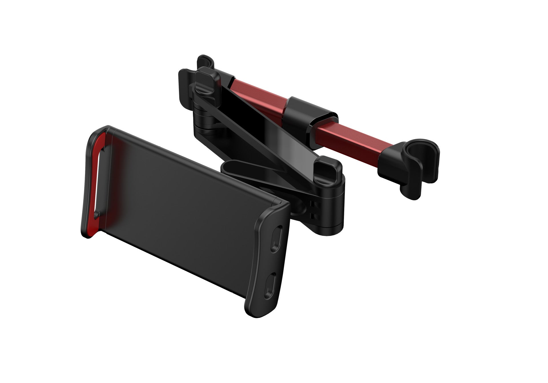 JMT-215818 Universal Space Aluminum Alloy Car Headrest Phone Navigation Holder with Strong Magnet