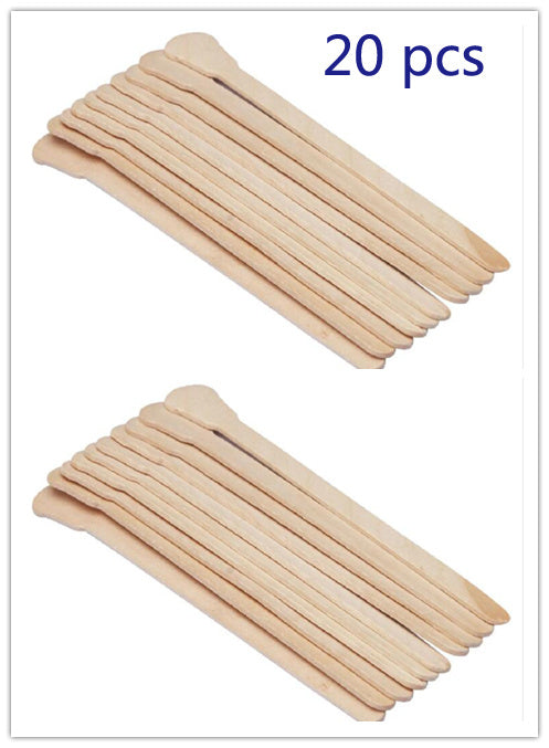 JMT-215946 Bamboo Disposable Sticks for Tongue Depressing and Hair Removal - 12.5cm Wooden Length