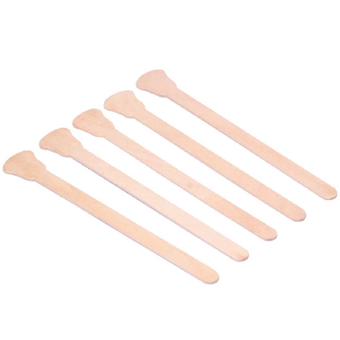 JMT-215946 Bamboo Disposable Sticks for Tongue Depressing and Hair Removal - 12.5cm Wooden Length