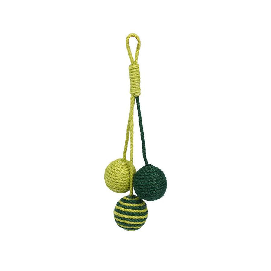 JMT-215946 Catnip Ball with Bite-Resistant Stick for Playful Cats - Multiple Color Combinations Available