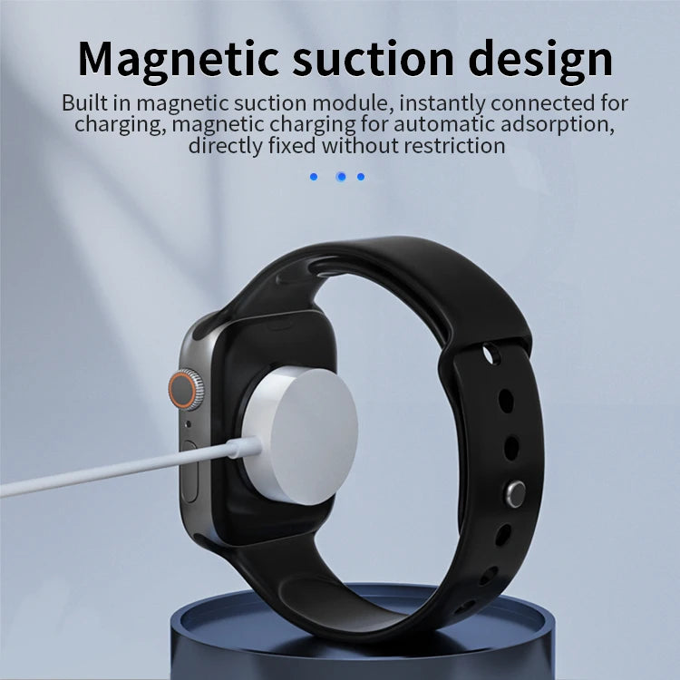 JMT-216778 2-in-1 USB C Wireless Charger for Apple Watch and iPhone, Magnetic Fast Charging for Series 7 SE 6 5 4 3 2 1