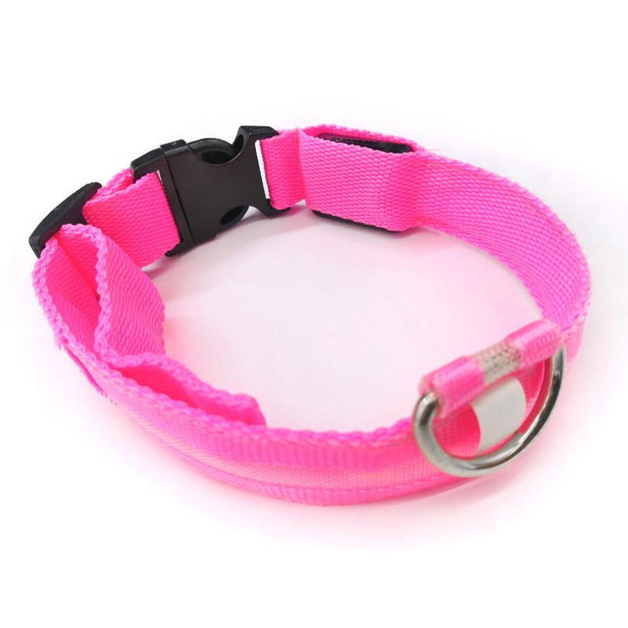 JMT-216778 Luminous Geometric Dog Collar with Anti-Lost Features in Multiple Colors