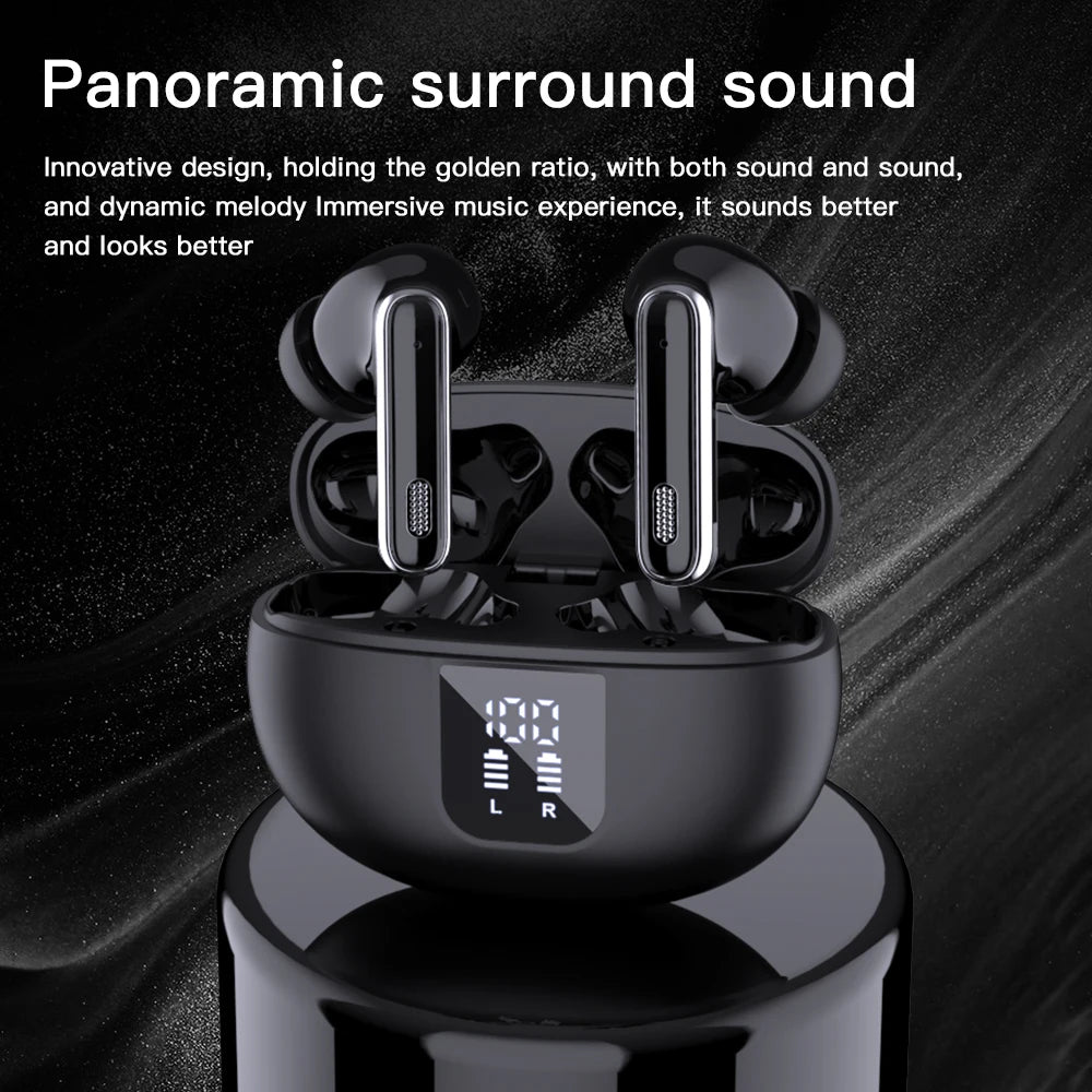 JMT-217290 YYK-Q10 Wireless Earbuds with Noise Cancelling and 4 HD Microphones - 13mm Large Dynamic Sound Design