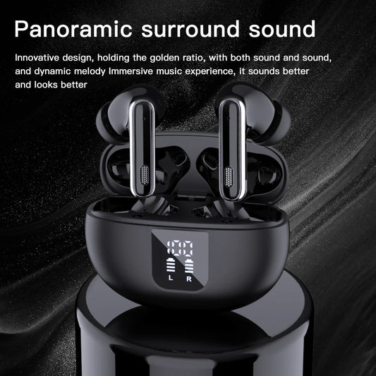 JMT-217290 YYK-Q10 Wireless Earbuds with Noise Cancelling and 4 HD Microphones - 13mm Large Dynamic Sound Design