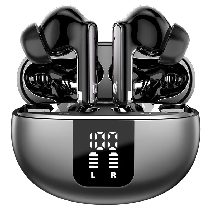 JMT-217290 YYK-Q10 Wireless Earbuds with Noise Cancelling and 4 HD Microphones - 13mm Large Dynamic Sound Design