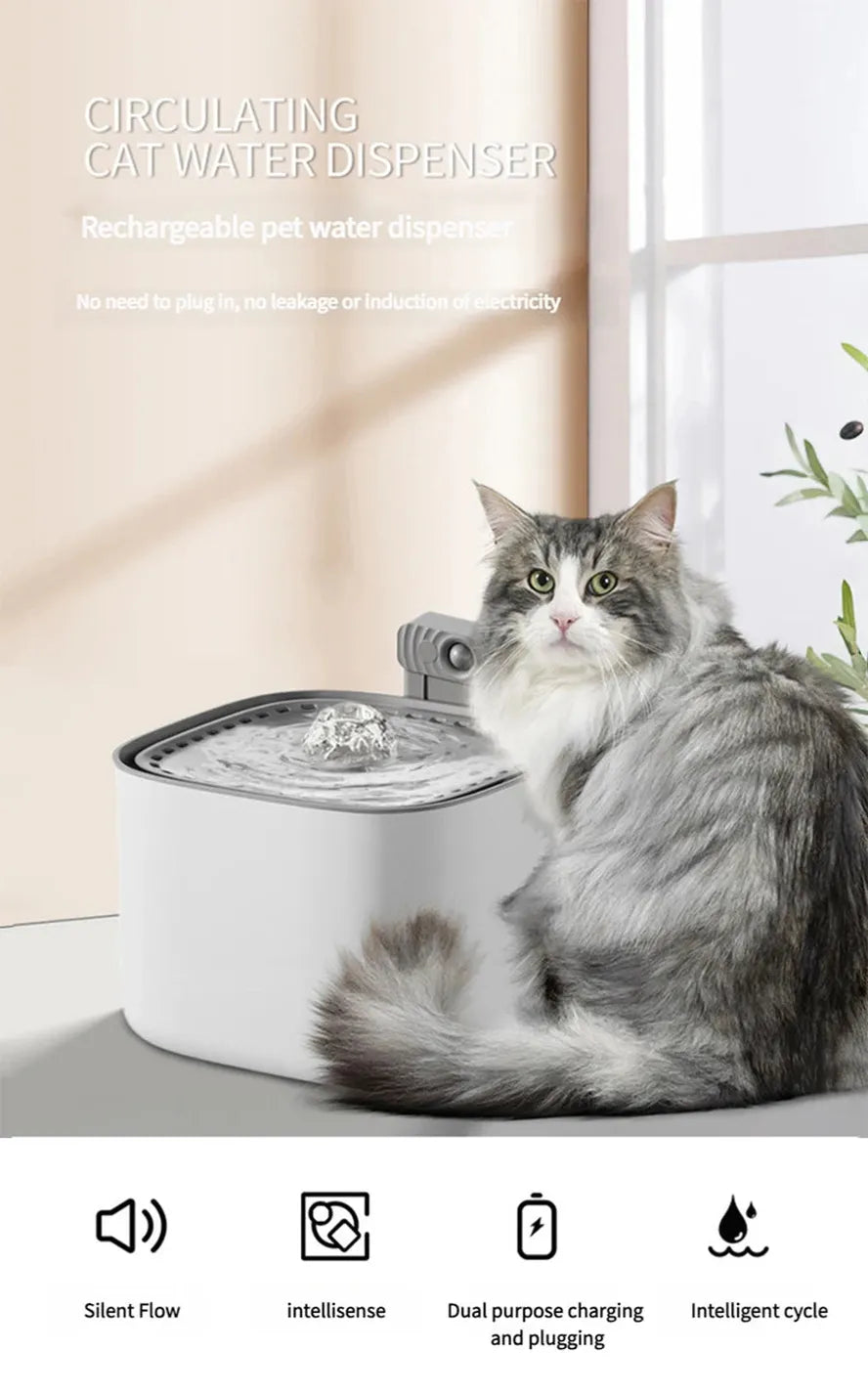 JMT-217482 Automatic USB Pet Water Fountain for Cats and Dogs