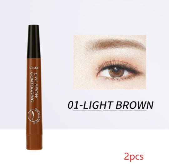 JMT-217546 Four-Headed Long-Lasting Eyebrow Pencil in Multicolor Options