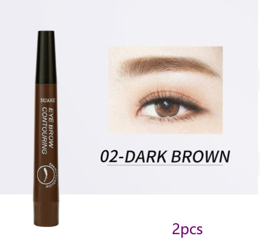 JMT-217546 Four-Headed Long-Lasting Eyebrow Pencil in Multicolor Options