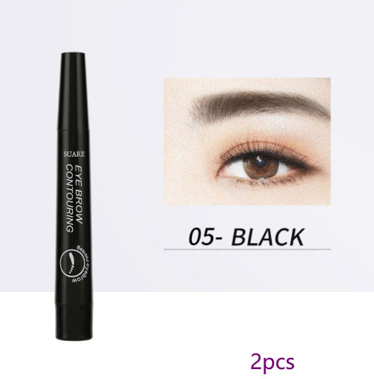 JMT-217546 Four-Headed Long-Lasting Eyebrow Pencil in Multicolor Options
