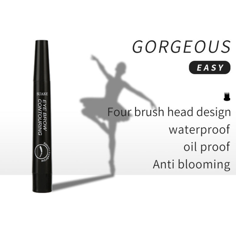 JMT-217546 Four-Headed Long-Lasting Eyebrow Pencil in Multicolor Options