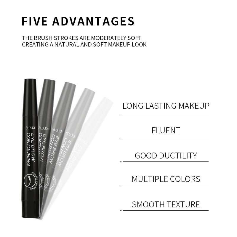 JMT-217546 Four-Headed Long-Lasting Eyebrow Pencil in Multicolor Options