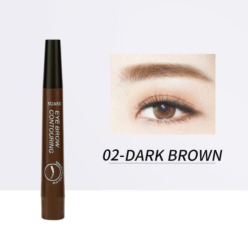 JMT-217546 Four-Headed Long-Lasting Eyebrow Pencil in Multicolor Options