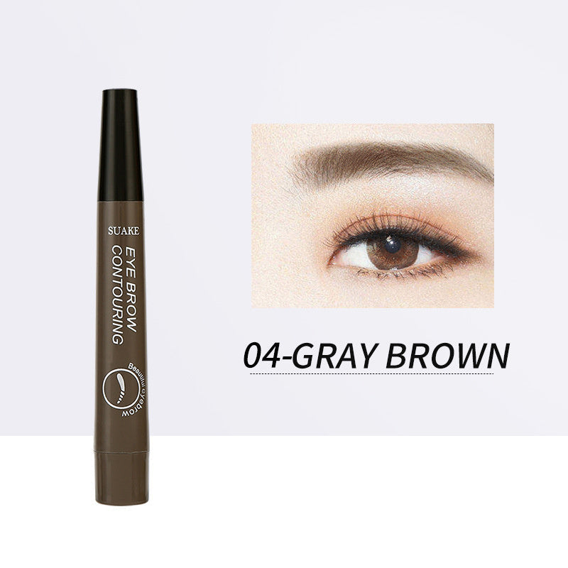 JMT-217546 Four-Headed Long-Lasting Eyebrow Pencil in Multicolor Options