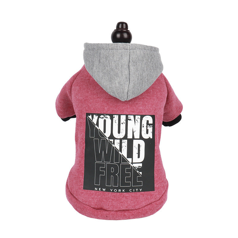 JMT-217738 Casual Letter Print Hooded Sweatshirt for Everyday Wear