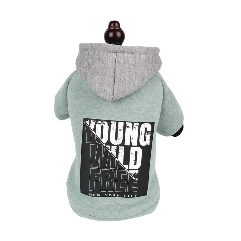 JMT-217738 Casual Letter Print Hooded Sweatshirt for Everyday Wear