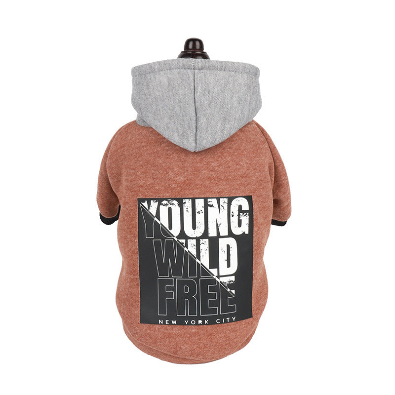 JMT-217738 Casual Letter Print Hooded Sweatshirt for Everyday Wear