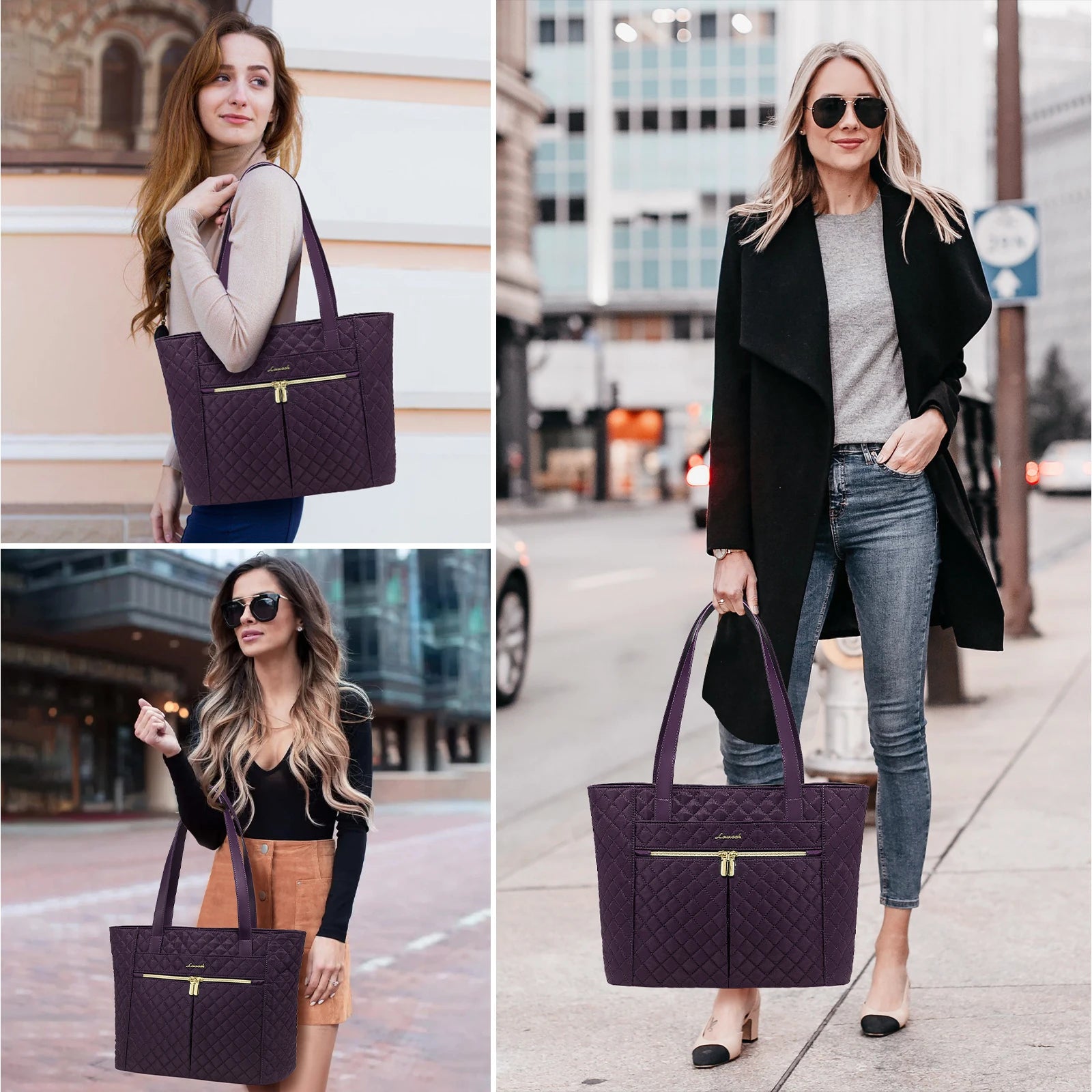 JMT-217930 Luxury Women's Laptop Backpack for 15.6-17.3 Inch Laptops - Stylish College and Travel Bag