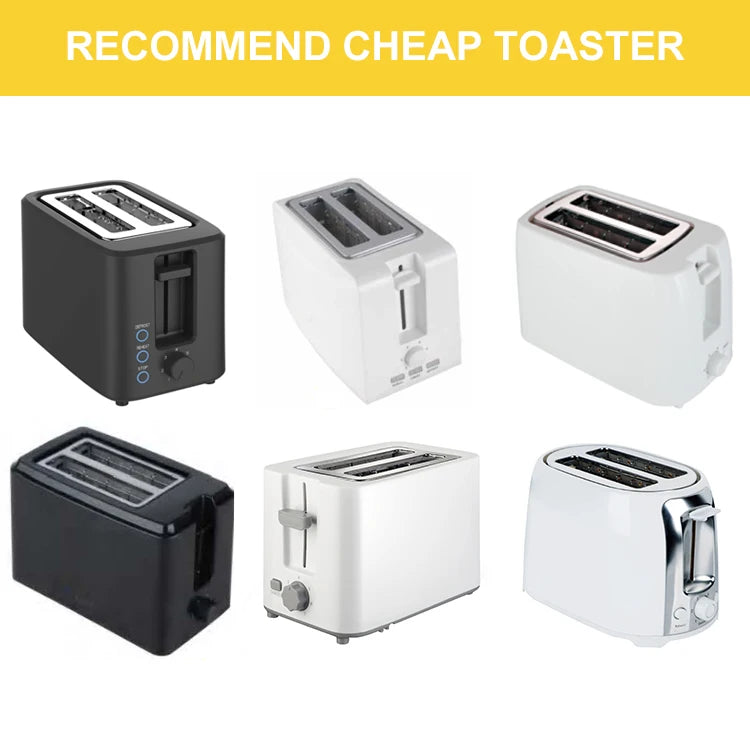 JMT-218058 Custom Electric Bread Toaster - 750W, Dual Slice, Compact Design for Efficient Toasting