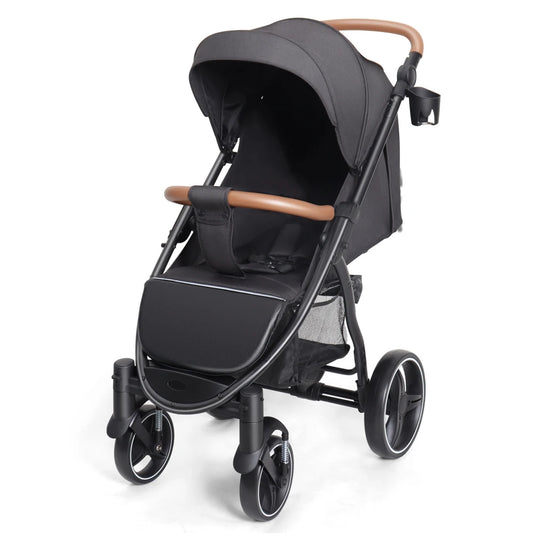JMT-218122 Lightweight Foldable Baby Stroller with EVA Wheels and Extendable Canopy
