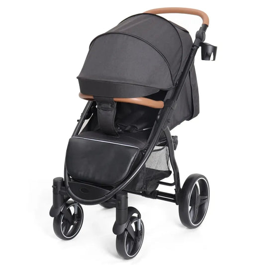 JMT-218122 Lightweight Foldable Baby Stroller with EVA Wheels and Extendable Canopy