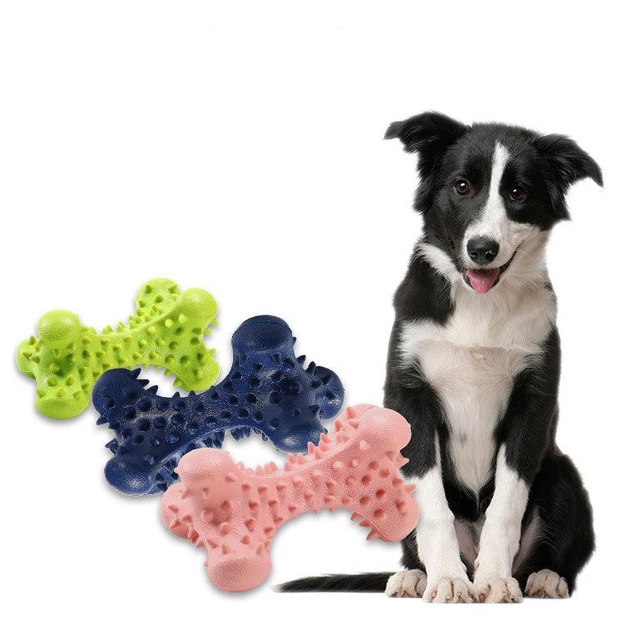 JMT-218250 Durable Natural Rubber Dog Bite Toy for Medium and Large Dogs - Assist with Oral Hygiene and Fresh Breath