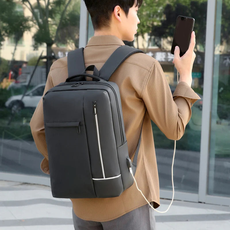 JMT-218442 Multifunctional Waterproof USB Charging Laptop Backpack with Custom Logo Design