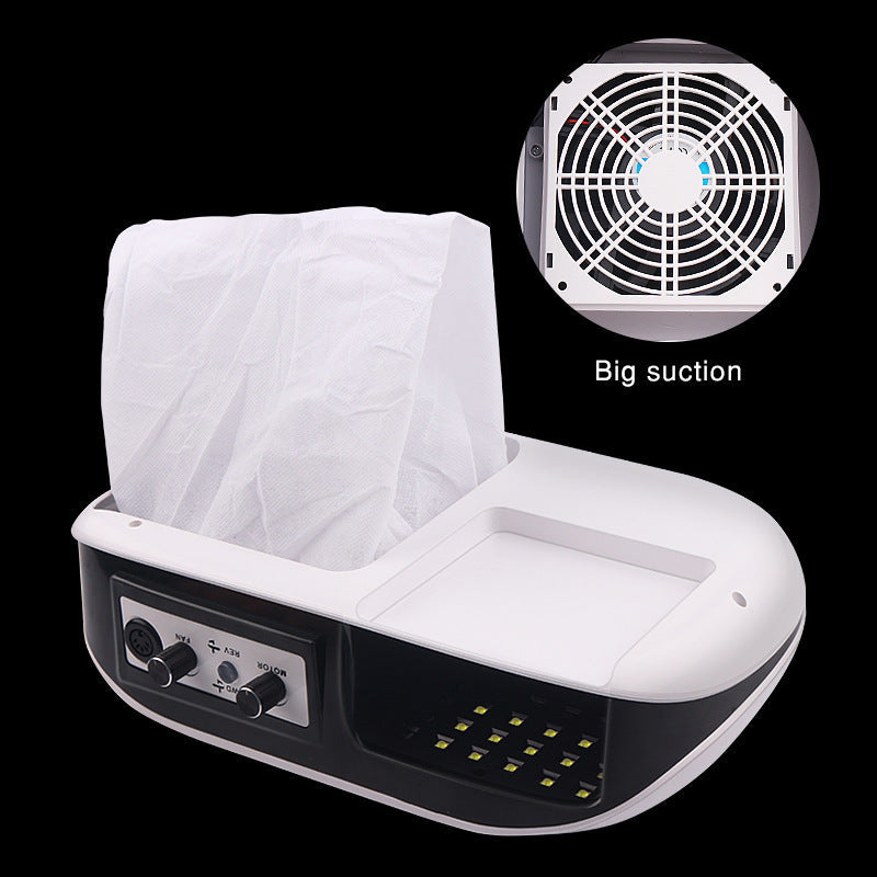 JMT-218570 72W 3-in-1 Nail Machine for Polishing, Vacuuming, and Phototherapy with LCD Display and Variable Speed Control