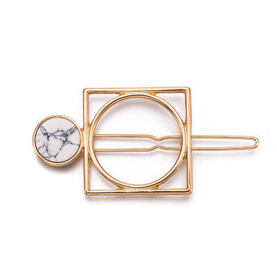 JMT-218634 Chic Alloy Geometric Hairpin in Various Styles and Colors