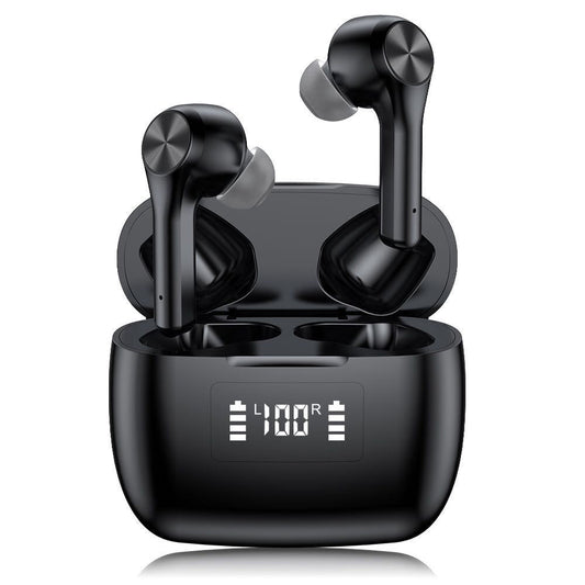 JMT-218762 Wireless Touch-Control Noise-Canceling Stereo Earbuds with Multi-Point Connection and Voice Control