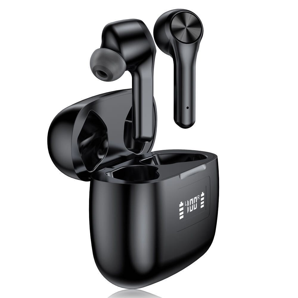 JMT-218762 Wireless Touch-Control Noise-Canceling Stereo Earbuds with Multi-Point Connection and Voice Control