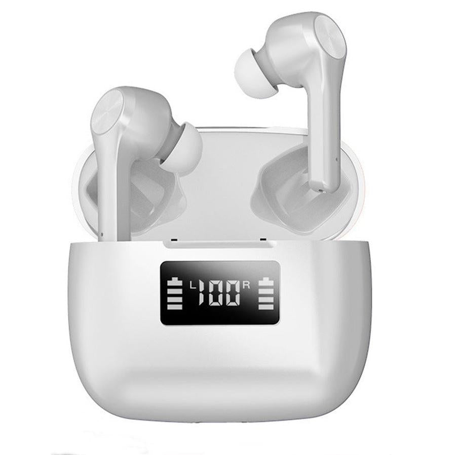 JMT-218762 Wireless Touch-Control Noise-Canceling Stereo Earbuds with Multi-Point Connection and Voice Control