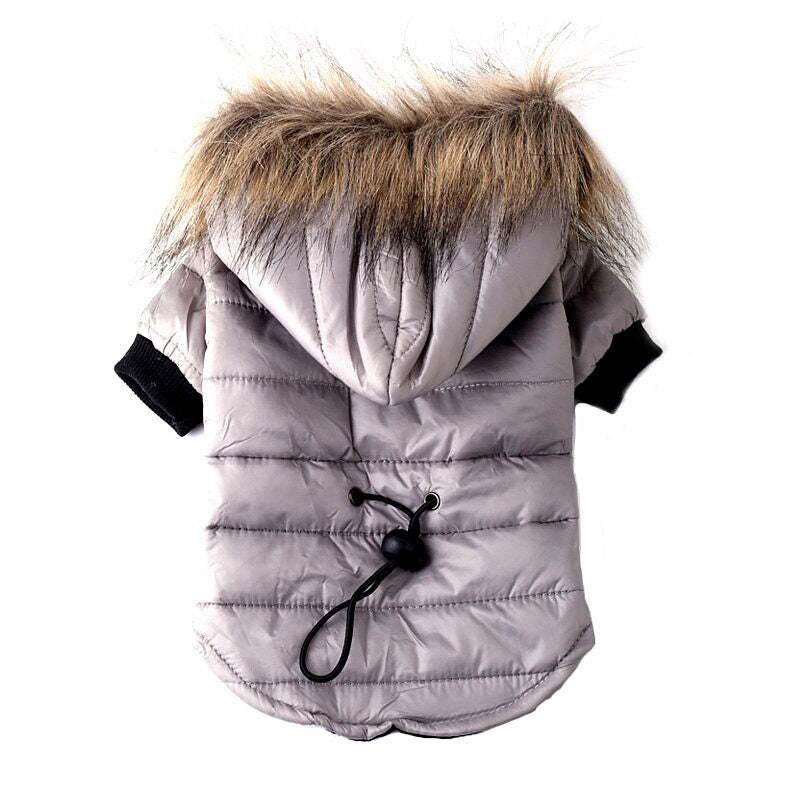JMT-218890 Autumn and Winter Pet Sweater for Small Dogs and Cats in Red and Gray, Cozy Polyester Design