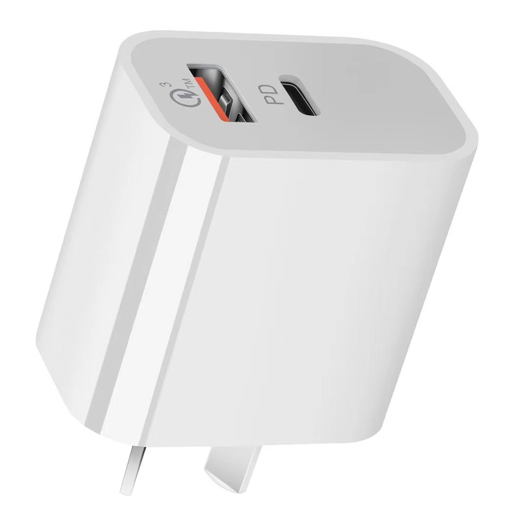 JMT-218954 Fast Charging Travel Charger - 18W PD & QC3.0 - 3600mA Output - White