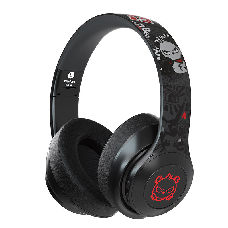 JMT-219402 5.0 Bluetooth Headset for Music and Sports with Subwoofer, Multi-Point Connection, Power Display, and Voice Control