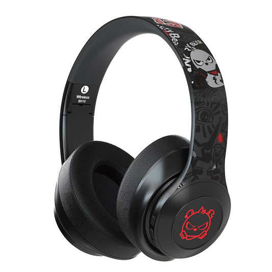 JMT-219402 5.0 Bluetooth Headset for Music and Sports with Subwoofer, Multi-Point Connection, Power Display, and Voice Control