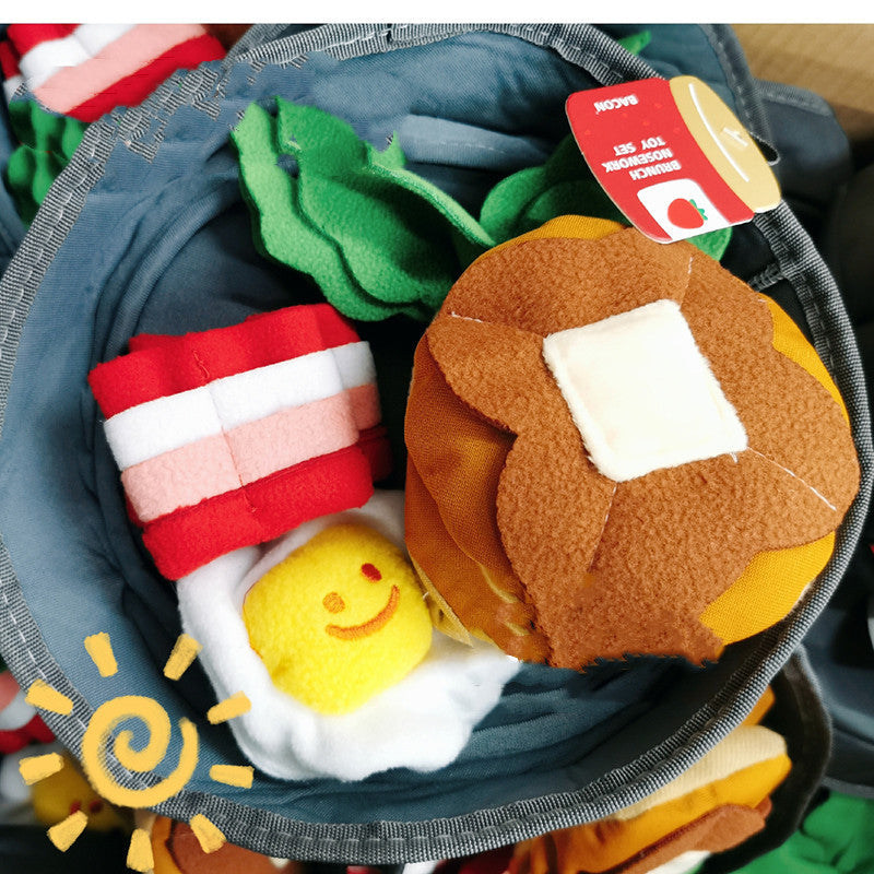 JMT-219402 Breakfast Pot Pet Vocal & Snack Toys for Dogs and Cats