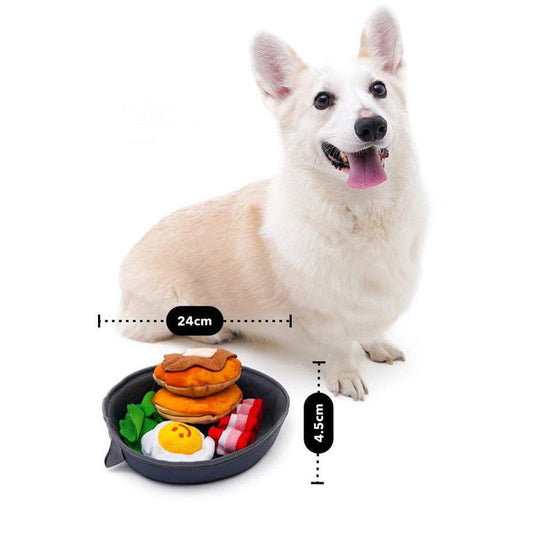 JMT-219402 Breakfast Pot Pet Vocal & Snack Toys for Dogs and Cats