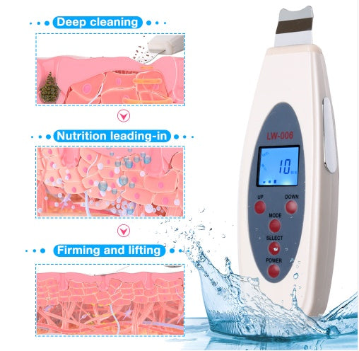 JMT-219402 Ultrasonic Blackhead Skin Cleaner with Deep Cleansing and Skin Tightening Function