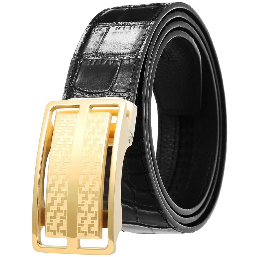 JMT-220170 Casual Genuine Leather Belt for Everyday Wear - Model LY36-61325-8