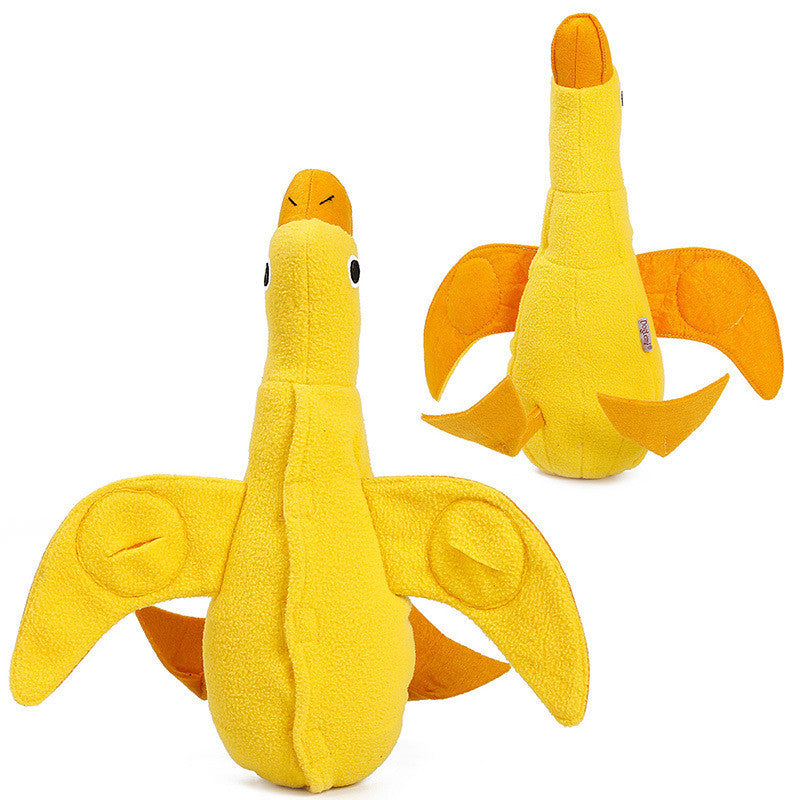 JMT-220234 Interactive Snuffle Dog Toy - Yellow Fleece and Stuffed Cotton, 36x34cm, Ideal for Bonding and Training