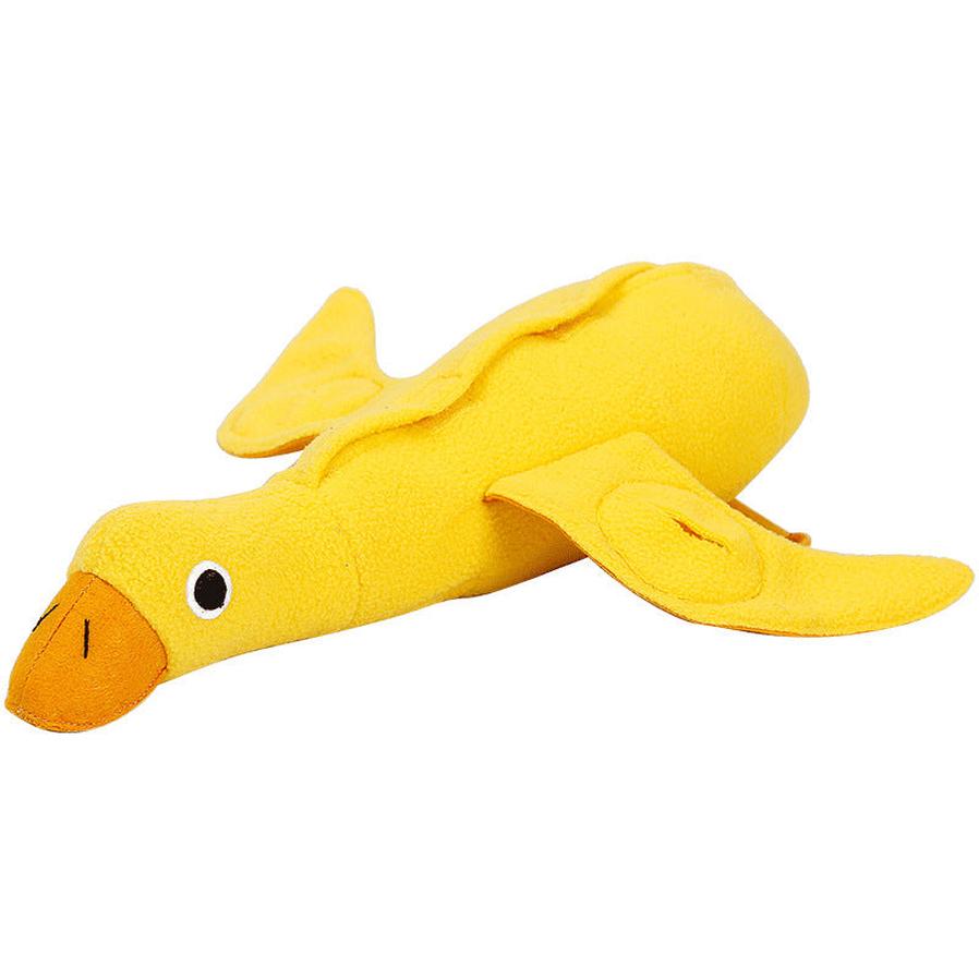 JMT-220234 Interactive Snuffle Dog Toy - Yellow Fleece and Stuffed Cotton, 36x34cm, Ideal for Bonding and Training