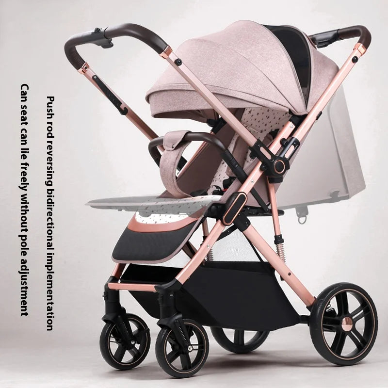 JMT-220554 Adjustable Baby Stroller with High-Quality Control for Newborns